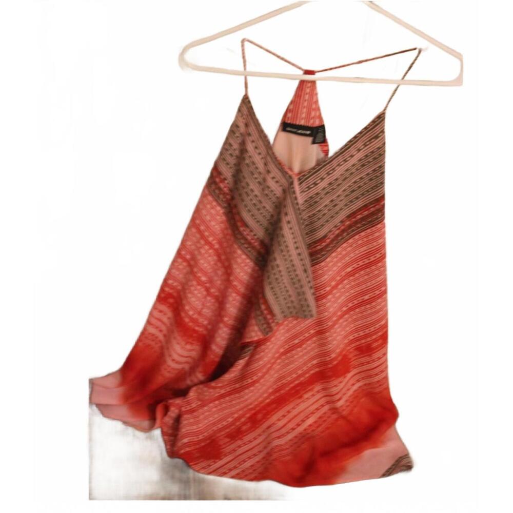 Dkny Pink Pattern Flowing Strappy Shift Summer Dr… - image 2